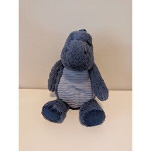 Plush Blue Dinosaur Stuffed Toy By Carters Soft & Cuddly 12"